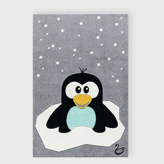 Kinderteppich | Pinguin von Svanhilde | 120 x 180 cm