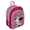 Kindergartenrucksack mit Name | Disney Minnie Mouse in pink rosa Leo
