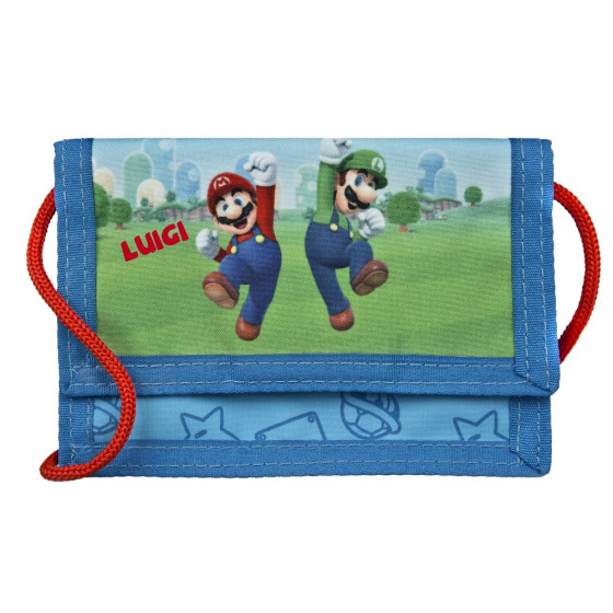 Geldbeutel mit Name zum Umhängen | Super Mario und Luigi