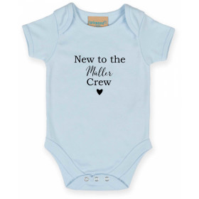 Baby Body mit Name | Personalisiertes Geschenk...