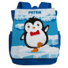 Personalisierter Kindergartenrucksack mit Name | Motiv Pinguin mit Fliege