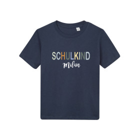 Personalisiertes T-Shirt zum Schulanfang | Schulkind mit Name