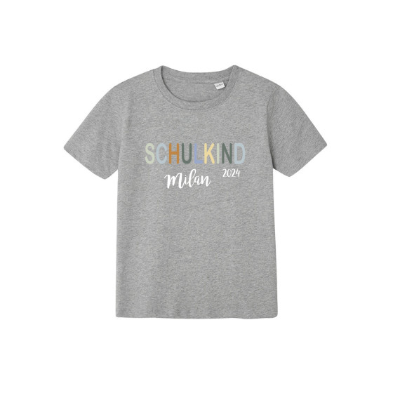 Personalisiertes T-Shirt zum Schulanfang | Schulkind 2023 mit Name