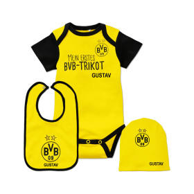 Baby Set 3 tlg. BVB mit Name | Personalisierter...