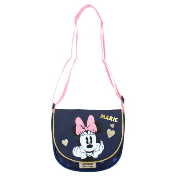 Handtasche für Mädchen | Minnie Mouse (dunkelblau)