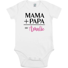 Personalisierter Baby Body | Mama + Papa