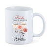 Personalisierte Tasse Dankeschön | Blumen Spruch Danke