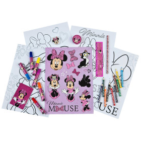 Set Minnie Mouse | Kinderrucksack mit Malturm