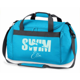Sporttasche mit Namen | Motiv Schwimmerin SWIM