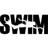 Sporttasche mit Namen | Motiv Schwimmerin SWIM