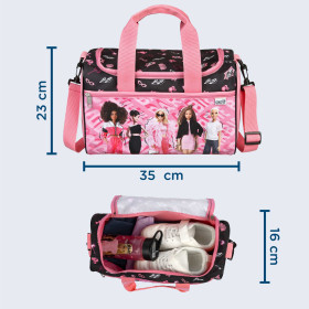 Kleine Sporttasche mit Name | Barbie