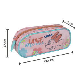 Schlampermäppchen mit Namen | Minnie Mouse (rosa)