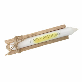Kerze mit Spruch | Happy Birthday