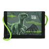Geldbeutel mit Name | Jurassic World Dinosaurier (grün)