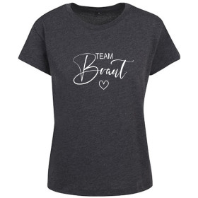 T-Shirt JGA Frauen | Team Braut mit Herz