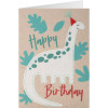 Glückwunschkarte | Geburtstagskarte | Happy Birthday | Dino