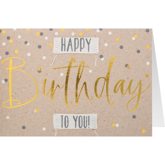 Glückwunschkarte | Geburtstagskarte | Happy Birthday to you