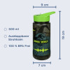 Set Jurassic World Dinosaurier | Kinderrucksack mit Trinkflasche und Brotzeitdose (grün)