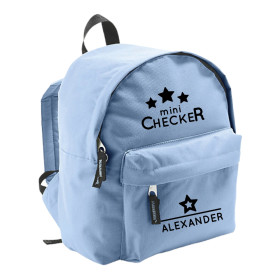 Kindergartenrucksack Classic mit Namen | Motiv Mini-Checker