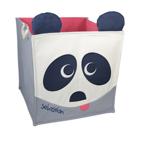 Spielzeugkiste mit Namen | Panda Paul | Spielzeugbox zum...