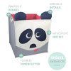 Spielzeugkiste mit Namen | Motiv Panda