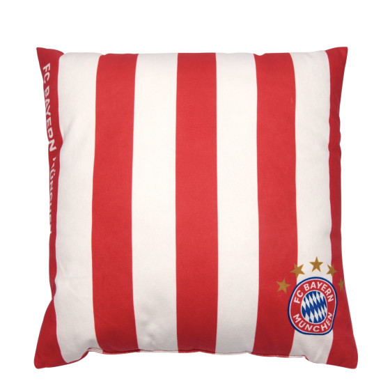 Kissen anthrazit FC Bayern München Logo Plüschkissen Deko 24377 FCB Fanartikel 